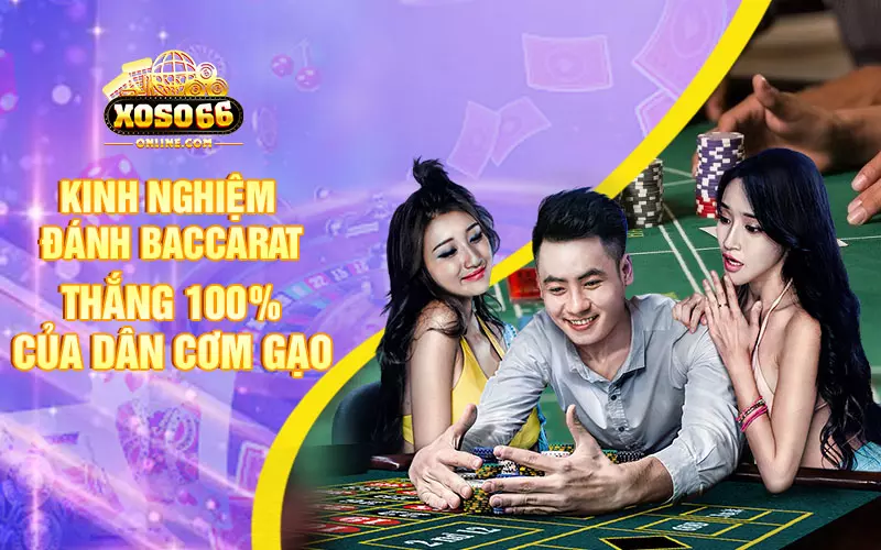 Kinh nghiệm đánh Baccarat thắng 100% của dân cơm gạo